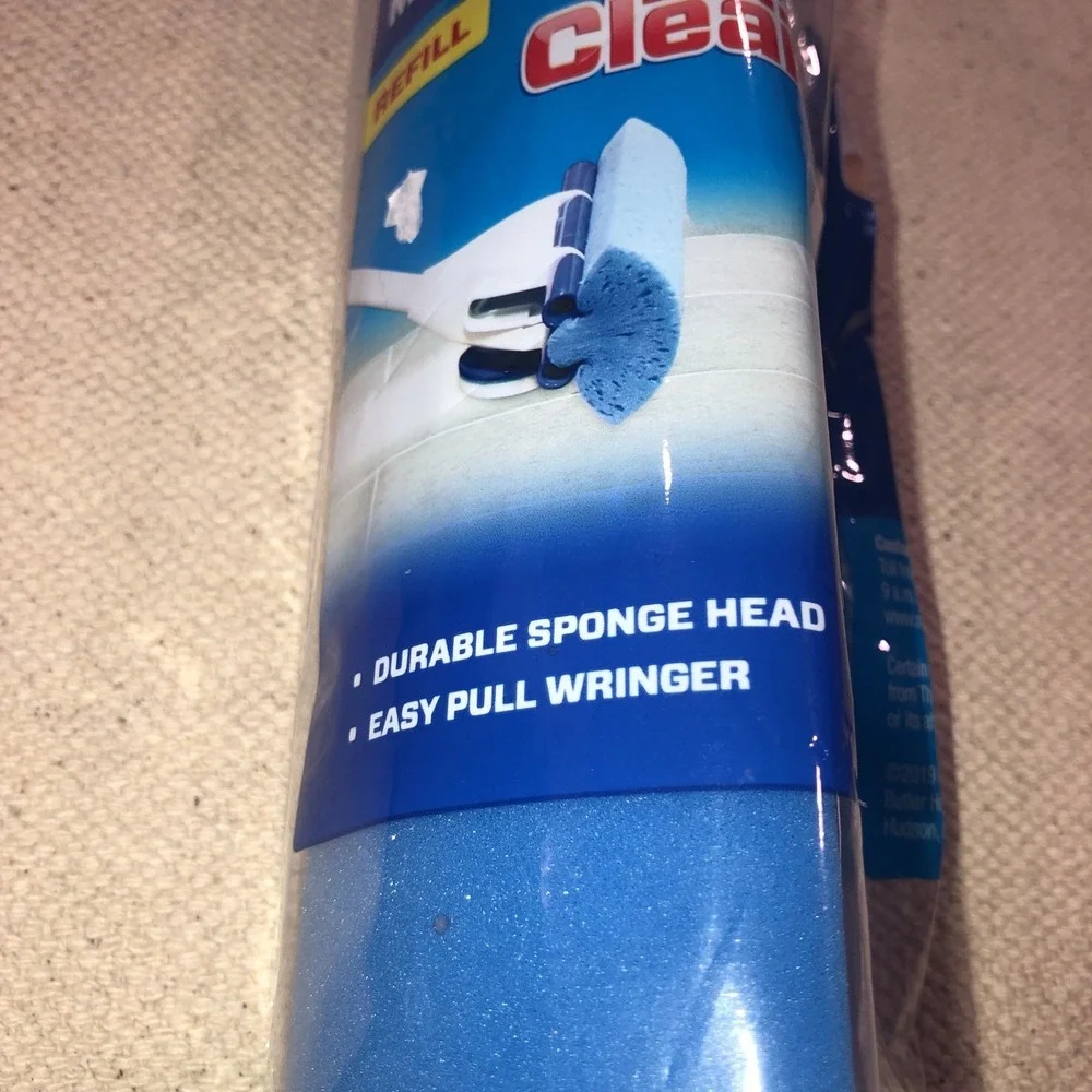 Mr. Clean ROLLER Mop Refill Durable Sponge Head Brand NEW